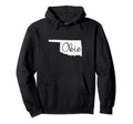 Oklahoma Okie Distressed Hoodie - Novelty Apparel Men Women - T-Shirt, Sweatshirt, Hoodie