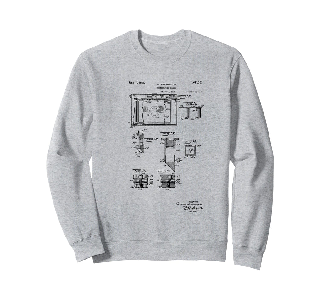 Camera Photographic Patent 1927 Sweatshirt - Aesthetic Graphic for Adults - T-Shirt, Sweatshirt, Hoodie