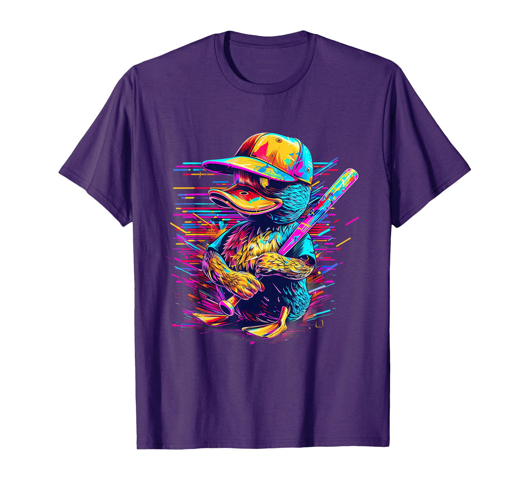 Rubber Duck Rubber Duckie Baseball Player T-Shirt - Novelty Apparel Unisex - T-Shirt, Sweatshirt, Hoodie
