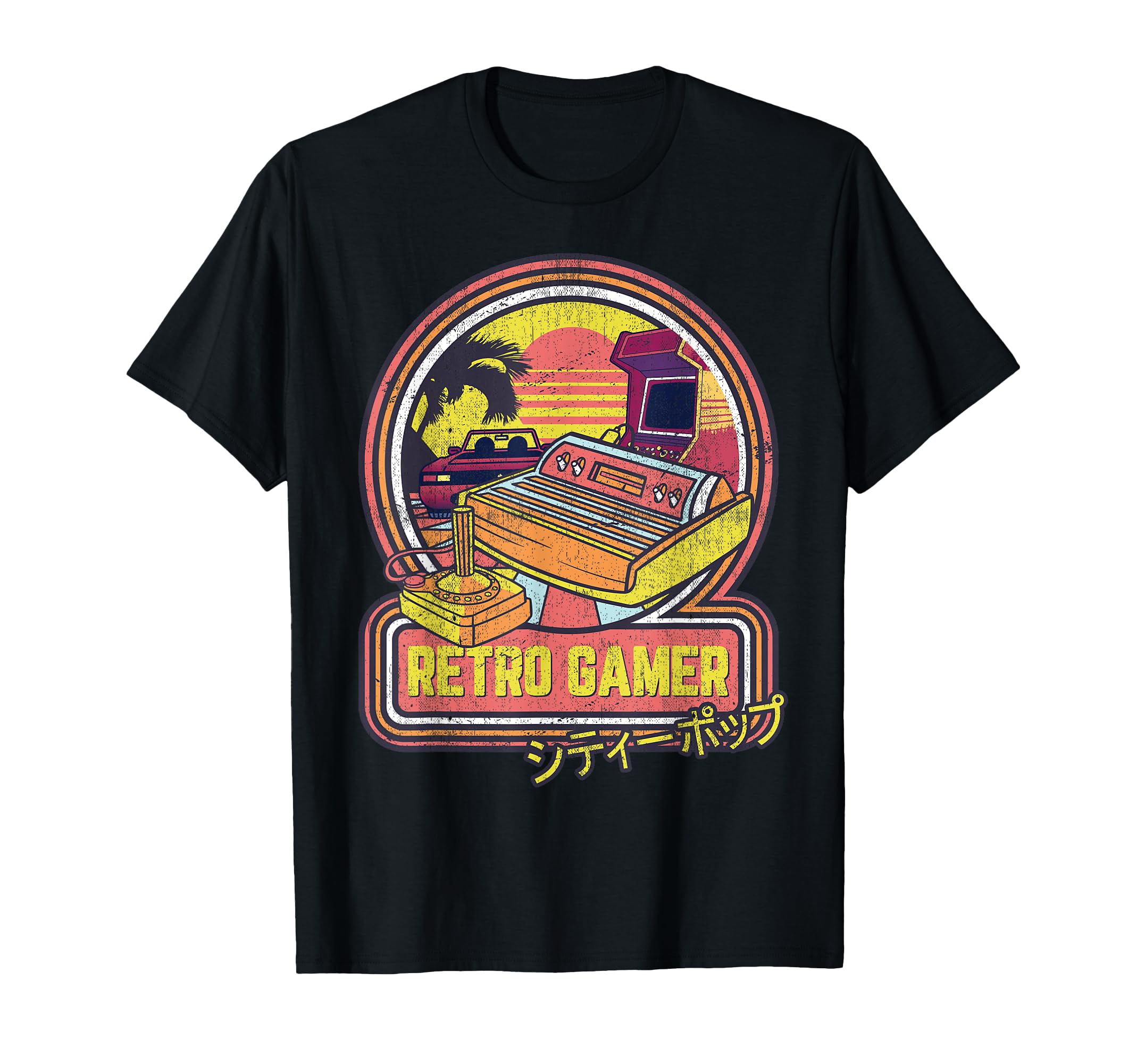 Gamer 80S 90S Japanese Arcade Video Games T-Shirt - Novelty Apparel Unisex - T-Shirt, Sweatshirt, Hoodie