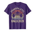 Grandpa Level Unlocked Gaming Video T-Shirt - Aesthetic Graphic for Adults - T-Shirt, Sweatshirt, Hoodie