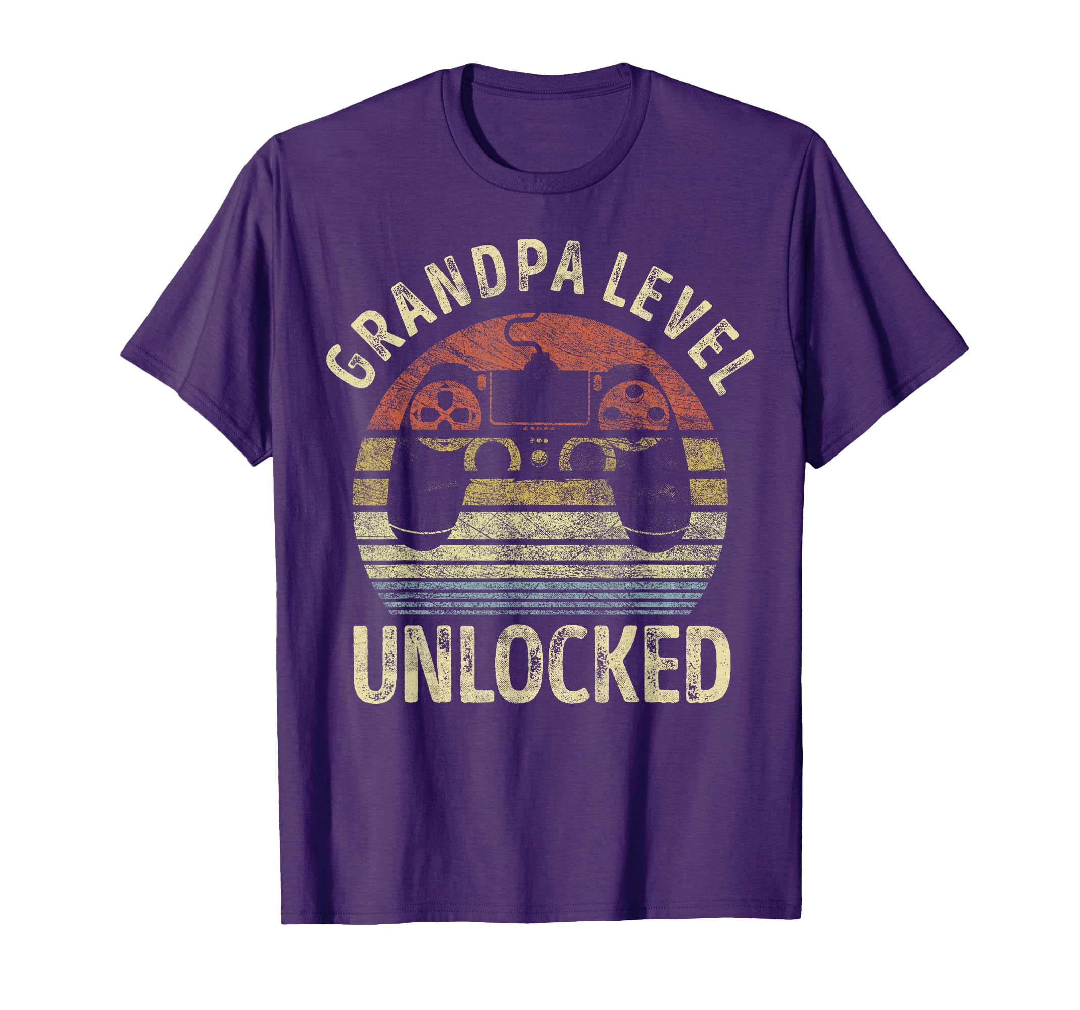 Grandpa Level Unlocked Gaming Video T-Shirt - Aesthetic Graphic for Adults - T-Shirt, Sweatshirt, Hoodie