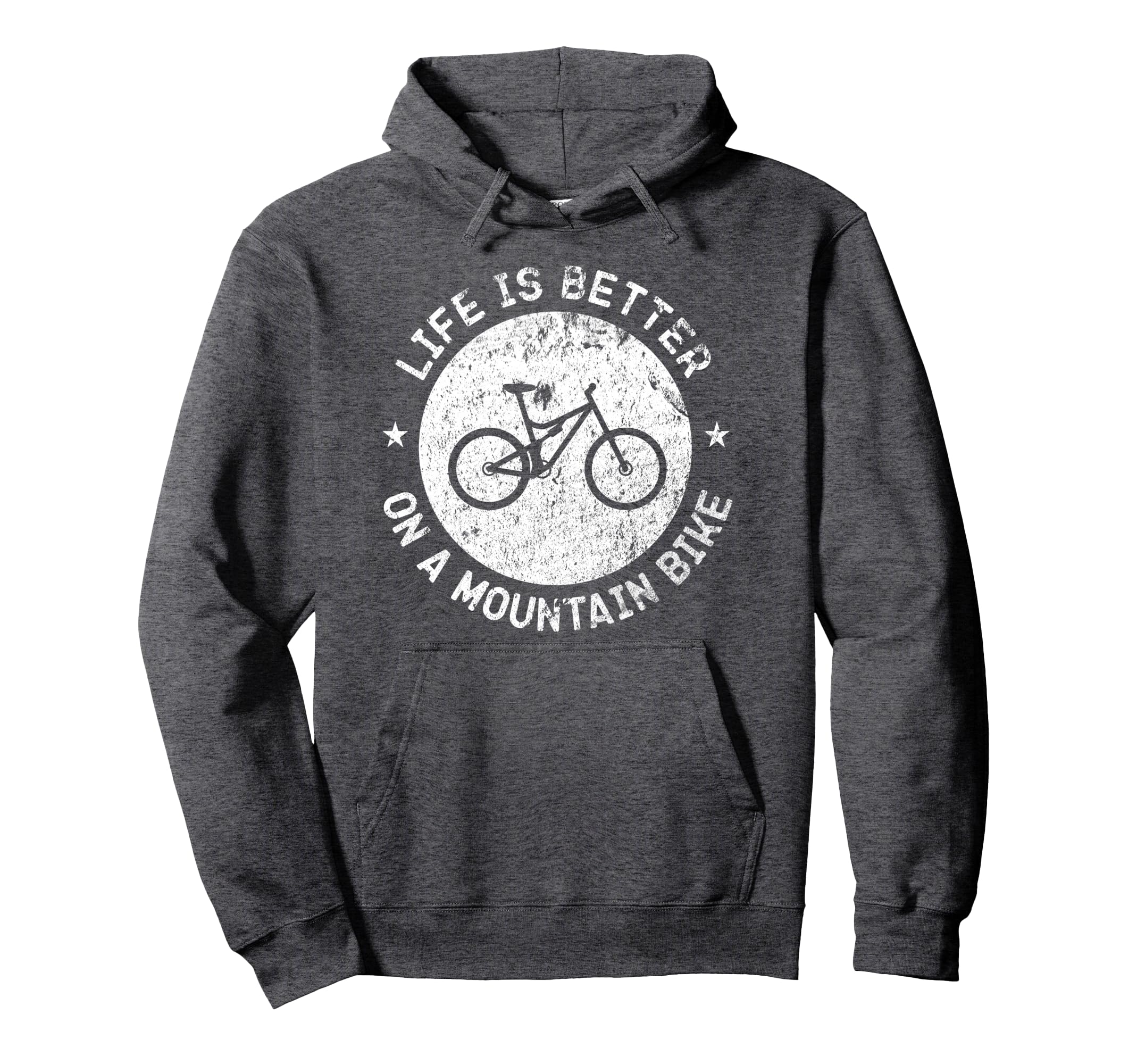 Life Is Better Mountain Bike Funny Hoodie - Fun Novelty Design for Adults - T-Shirt, Sweatshirt, Hoodie
