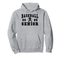 Baseball Senior Night Baseball Senior Hoodie - Minimalist Print Men Women - T-Shirt, Sweatshirt, Hoodie