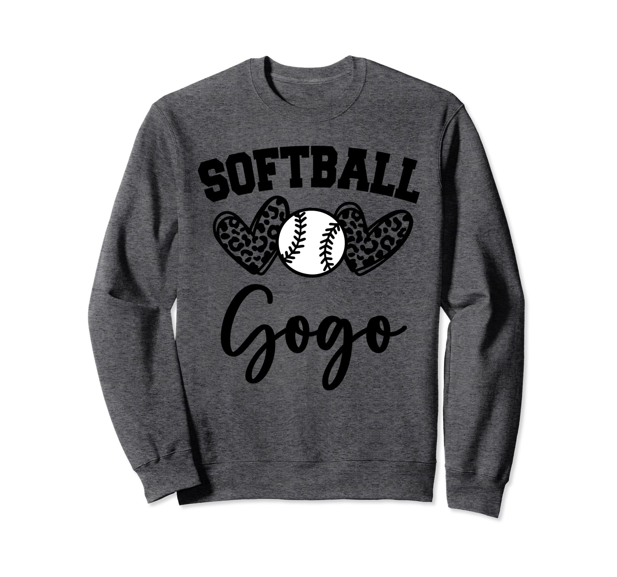 Personalized Baseball Heart Gogo Sweatshirt - Casual Everyday Wear Unisex - T-Shirt, Sweatshirt, Hoodie