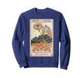 Skeleton Riding Cloud Audacity Sweatshirt - Fun Novelty Design for Adults - T-Shirt, Sweatshirt, Hoodie