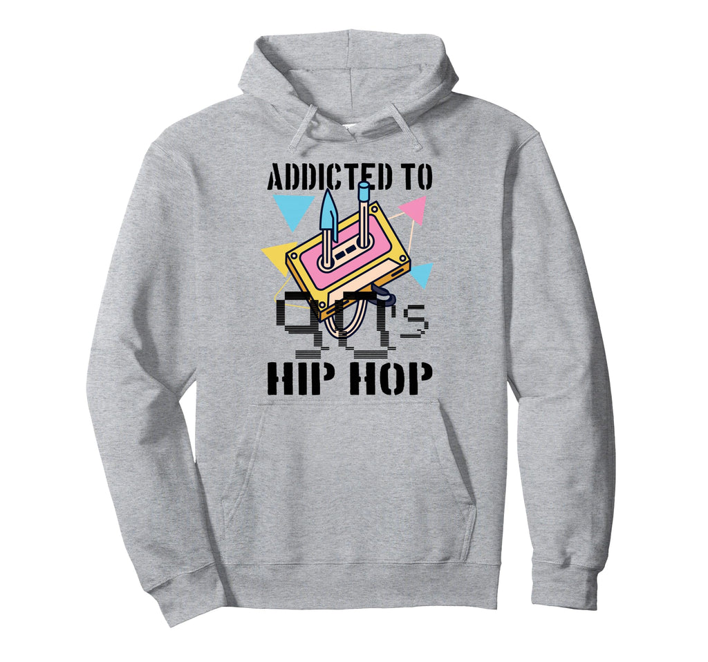 Addicted To 90S Hip Hop Gangster Rap Hoodie - Minimalist Print Men Women - T-Shirt, Sweatshirt, Hoodie