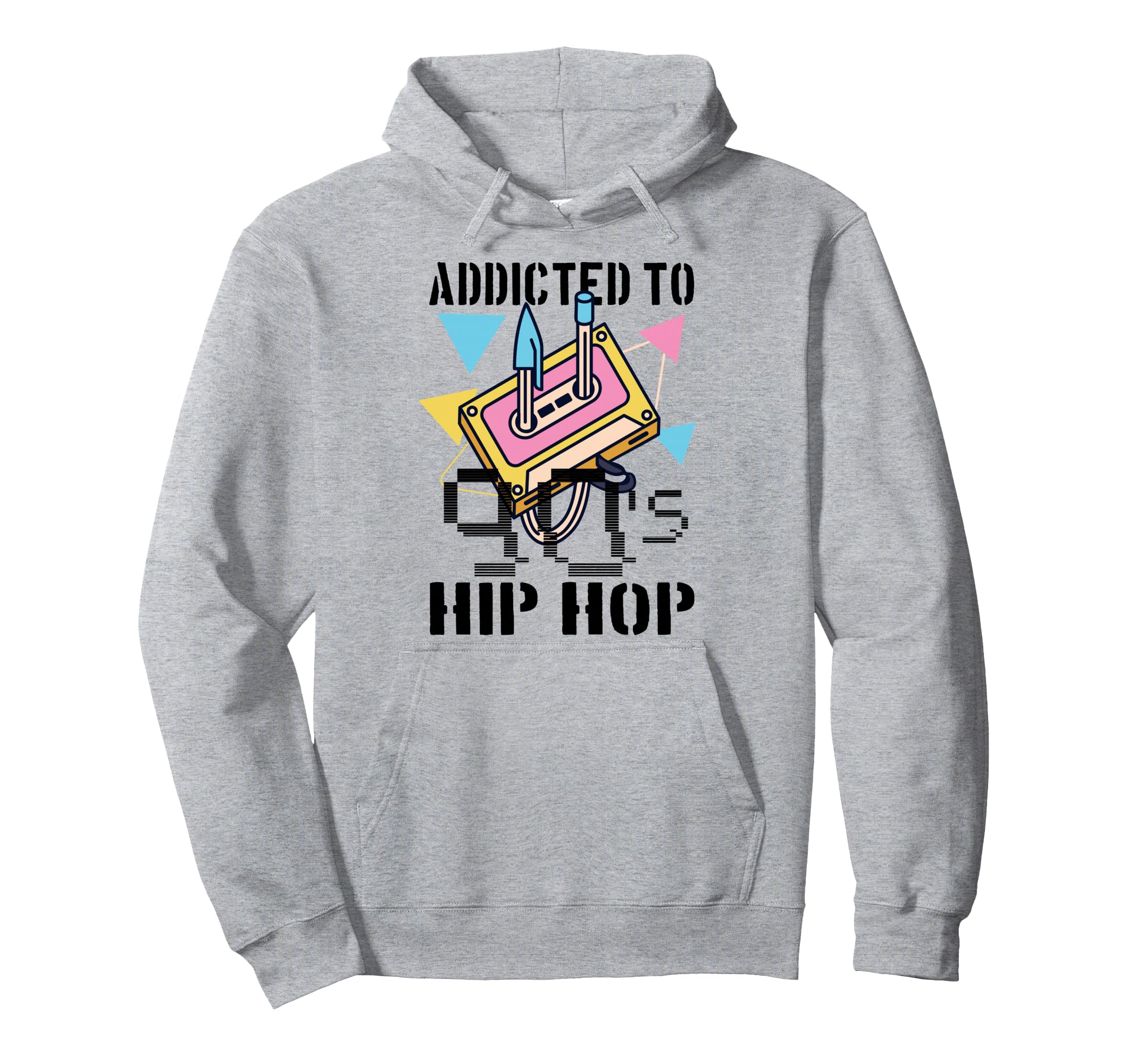 Addicted To 90S Hip Hop Gangster Rap Hoodie - Minimalist Print Men Women - T-Shirt, Sweatshirt, Hoodie