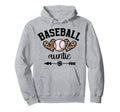 Baseball Auntie Womens Baseball Hoodie - Fun Novelty Design Men Women - T-Shirt, Sweatshirt, Hoodie