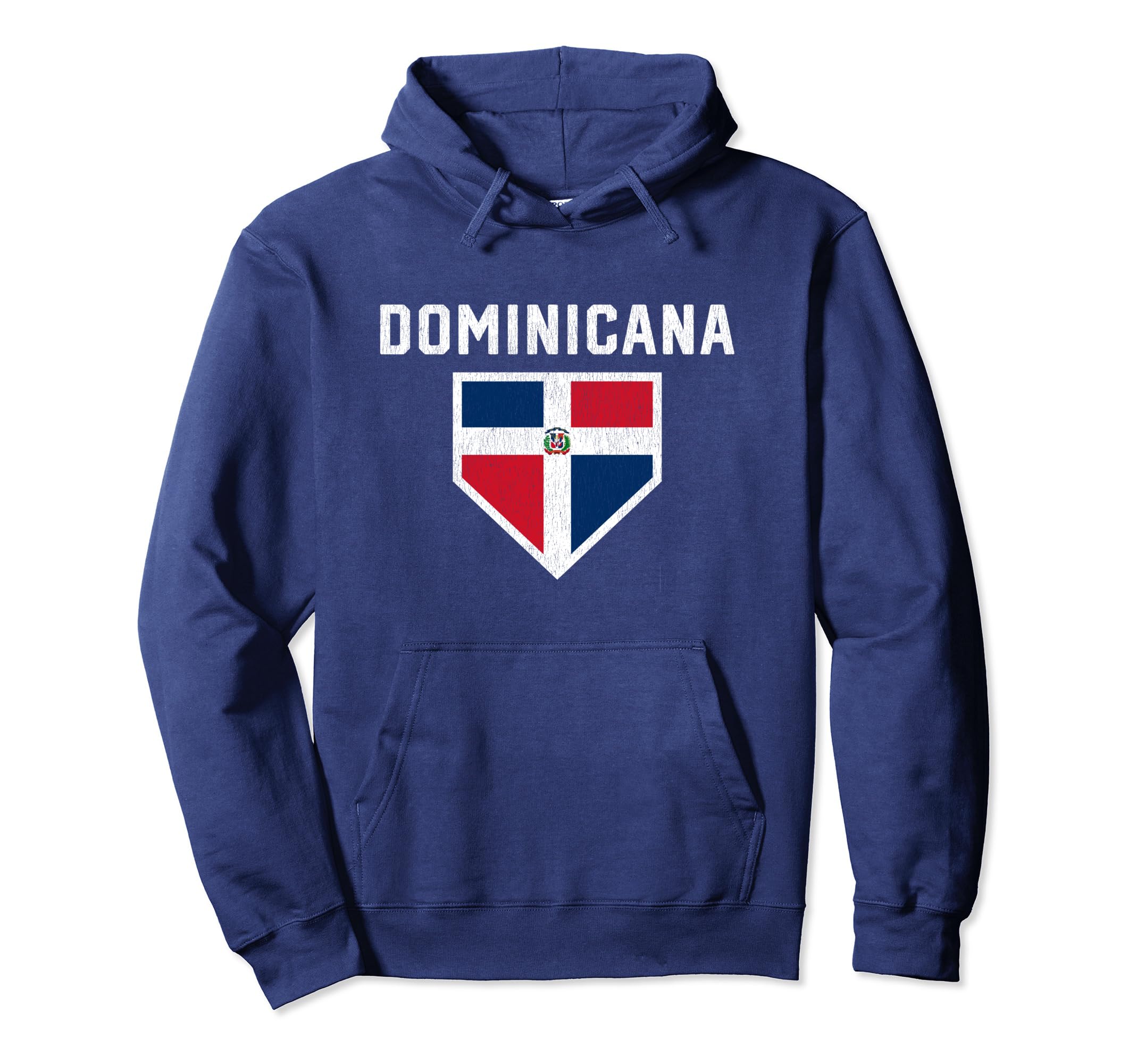 Baseball Home Plate Dominican Republic Hoodie - Fun Novelty Design Unisex - T-Shirt, Sweatshirt, Hoodie