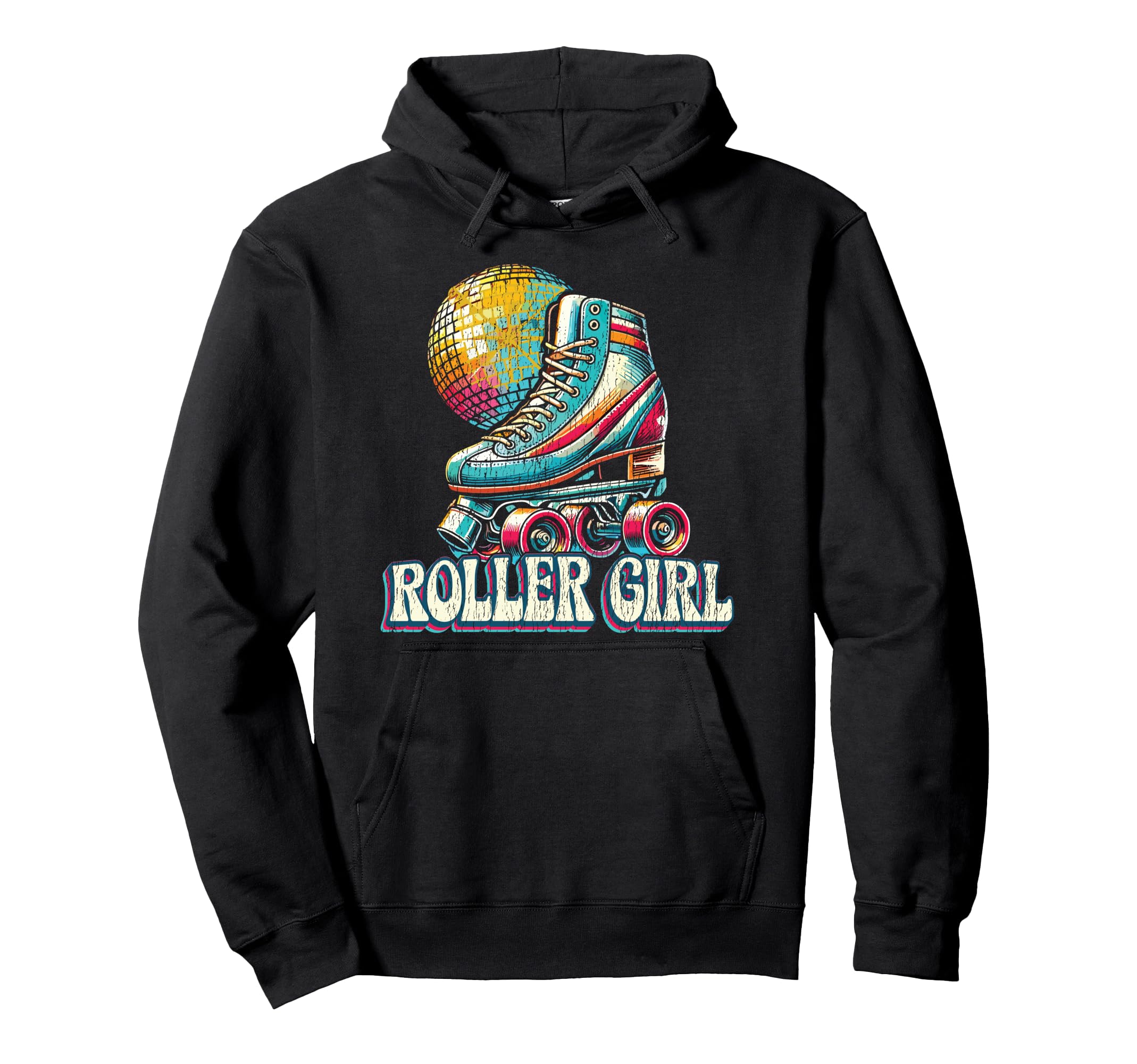 Roller Skating Skate 1970S Roller Hoodie - Custom Art Print Men Women - T-Shirt, Sweatshirt, Hoodie