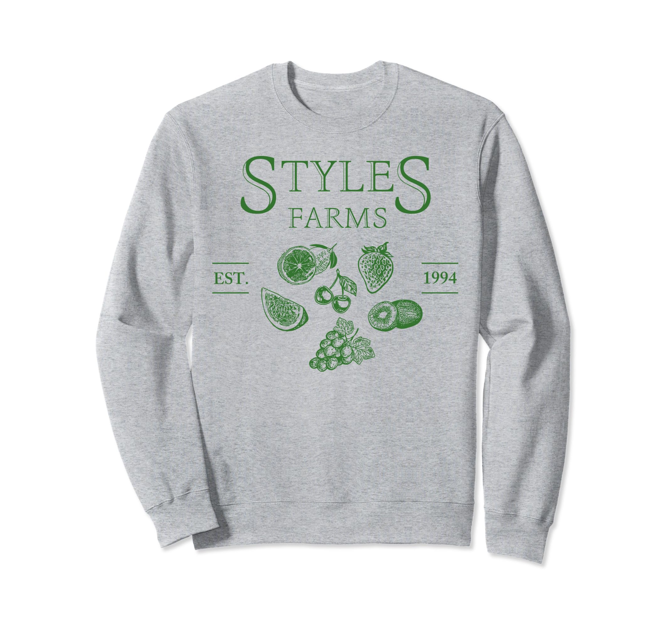 Styles Farm Aesthetic Fruit Y2K Sweatshirt - Unique Graphic for Adults - T-Shirt, Sweatshirt, Hoodie