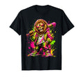 Lion Baseball Drip Funny Animal Party T-Shirt - Unique Graphic Men Women - T-Shirt, Sweatshirt, Hoodie