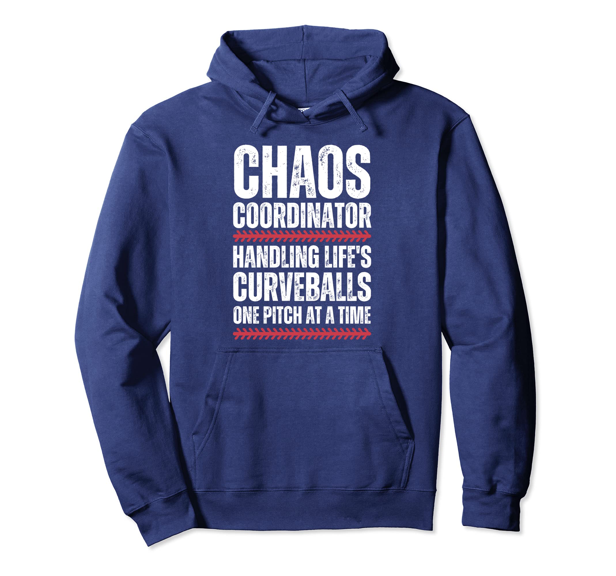 Chaos Coordinator Baseball Mom Baseball Hoodie - Graphic Print Men Women - T-Shirt, Sweatshirt, Hoodie