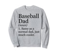 Baseball Dad Definition Funny Sweatshirt - Streetwear Style Unisex - T-Shirt, Sweatshirt, Hoodie