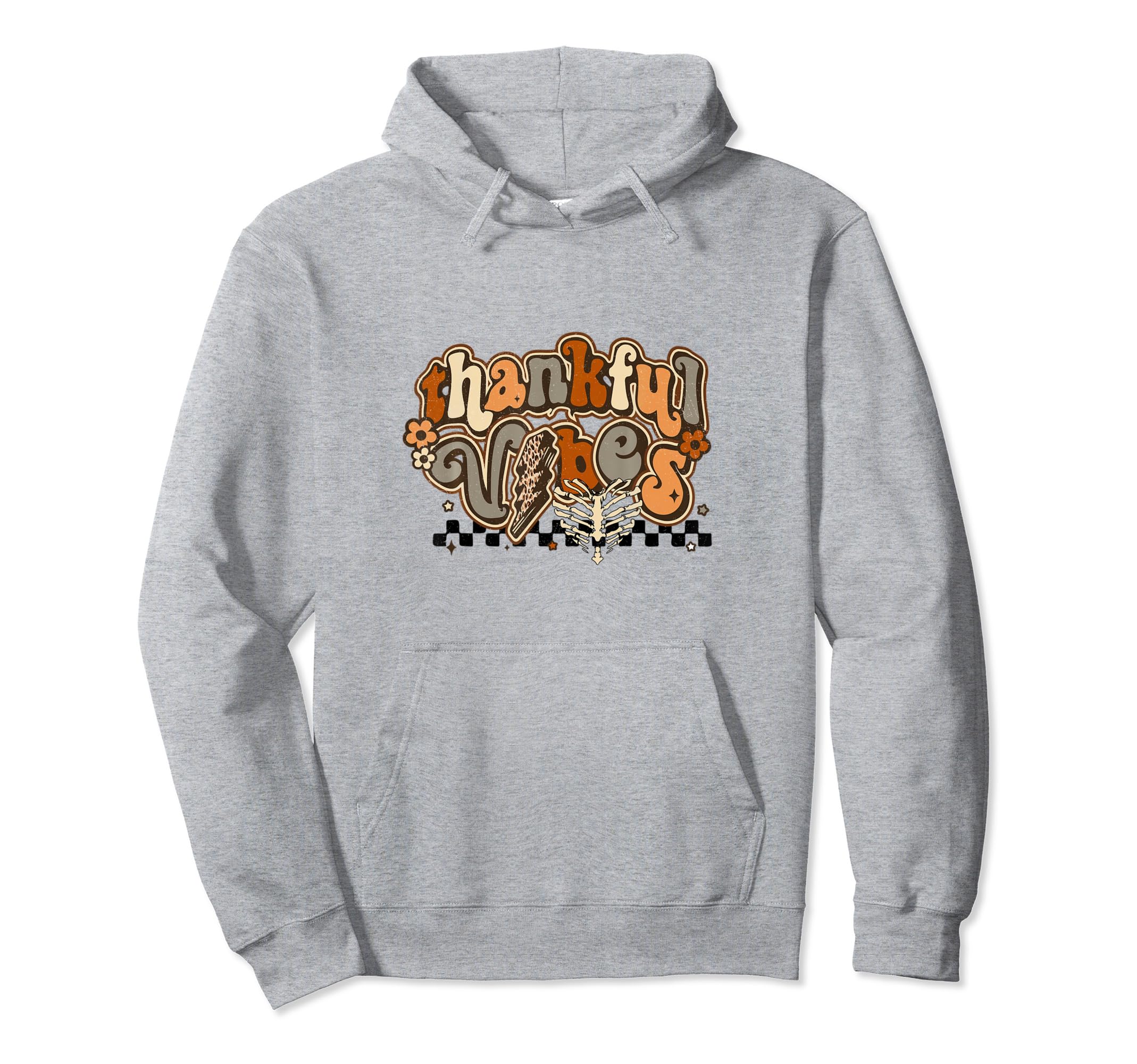 Happy Thanksgiving Day Autumn Fall Hoodie - Custom Art Print Men Women - T-Shirt, Sweatshirt, Hoodie