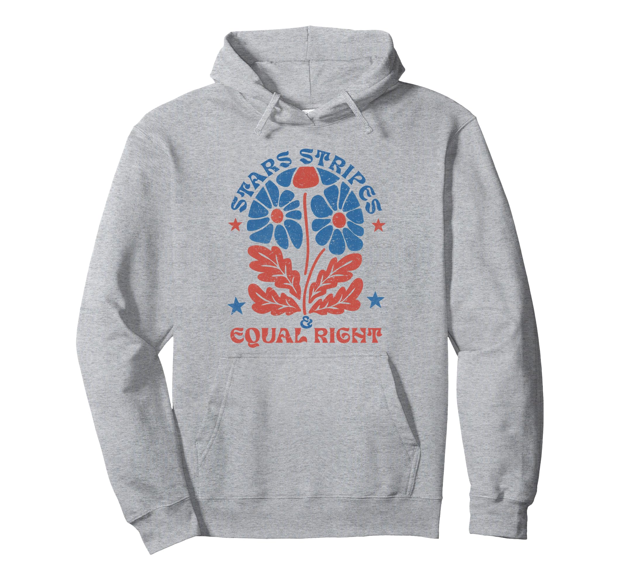 Stars Stripes And Equal Rights 4Th July Hoodie - Unique Graphic for Adults - T-Shirt, Sweatshirt, Hoodie