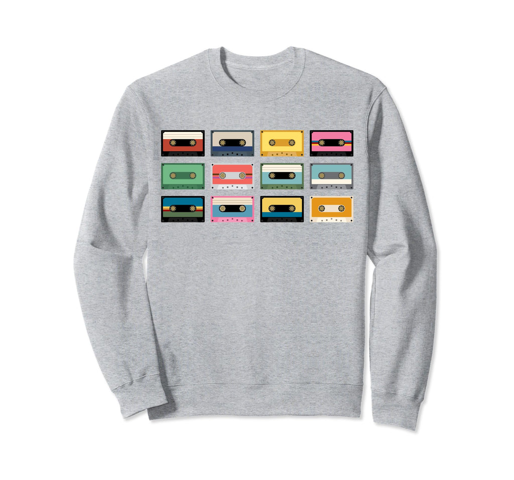 80S Rock Cassettes Rock Cassettes Tapes Sweatshirt - Unique Graphic Unisex - T-Shirt, Sweatshirt, Hoodie