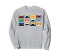 80S Rock Cassettes Rock Cassettes Tapes Sweatshirt - Unique Graphic Unisex - T-Shirt, Sweatshirt, Hoodie
