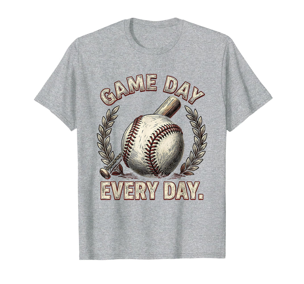 Game Day Every Day Softball Mom T-Shirt - Aesthetic Graphic for Adults - T-Shirt, Sweatshirt, Hoodie