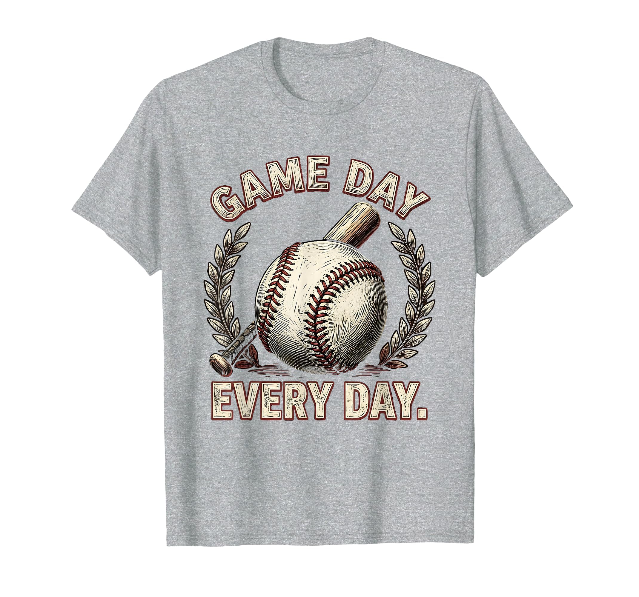 Game Day Every Day Softball Mom T-Shirt - Aesthetic Graphic for Adults - T-Shirt, Sweatshirt, Hoodie