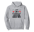 Baseball Coach Wife Professional Mom Hoodie - Minimalist Print Men Women - T-Shirt, Sweatshirt, Hoodie