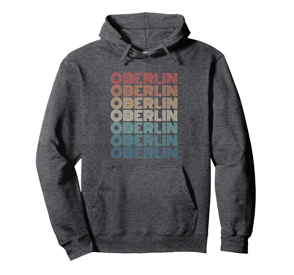 Oberlin Ohio 80S Hoodie - Casual Everyday Wear for Adults - T-Shirt, Sweatshirt, Hoodie