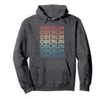 Oberlin Ohio 80S Hoodie - Casual Everyday Wear for Adults - T-Shirt, Sweatshirt, Hoodie