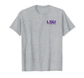 Lsu Tigers Front Back Gray T-Shirt - Minimalist Print for Adults - T-Shirt, Sweatshirt, Hoodie