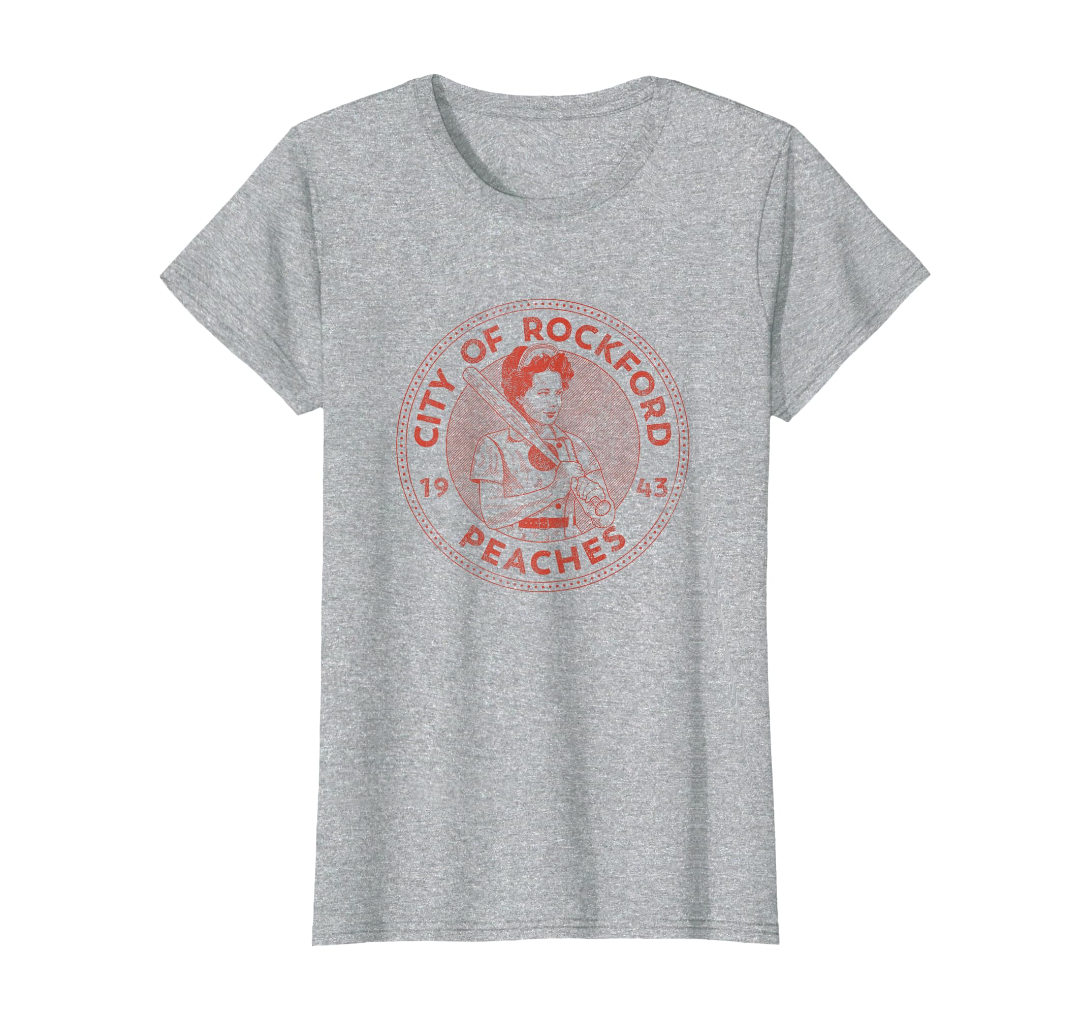 City Rockford Peaches Baseball T-Shirt - Unique Graphic for Adults - T-Shirt, Sweatshirt, Hoodie