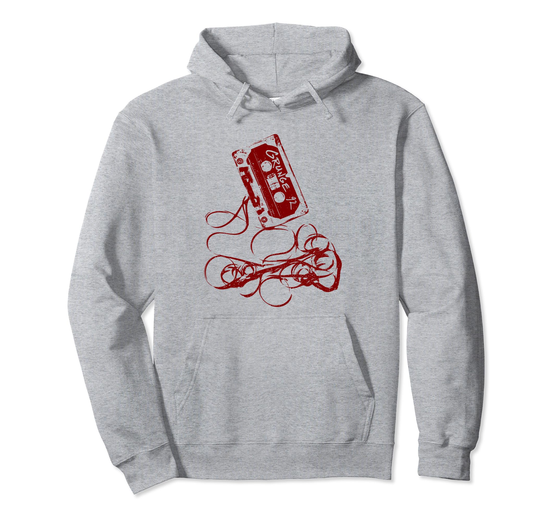 Grunge 90S Music Tape Concert Hoodie - Aesthetic Graphic Unisex - T-Shirt, Sweatshirt, Hoodie