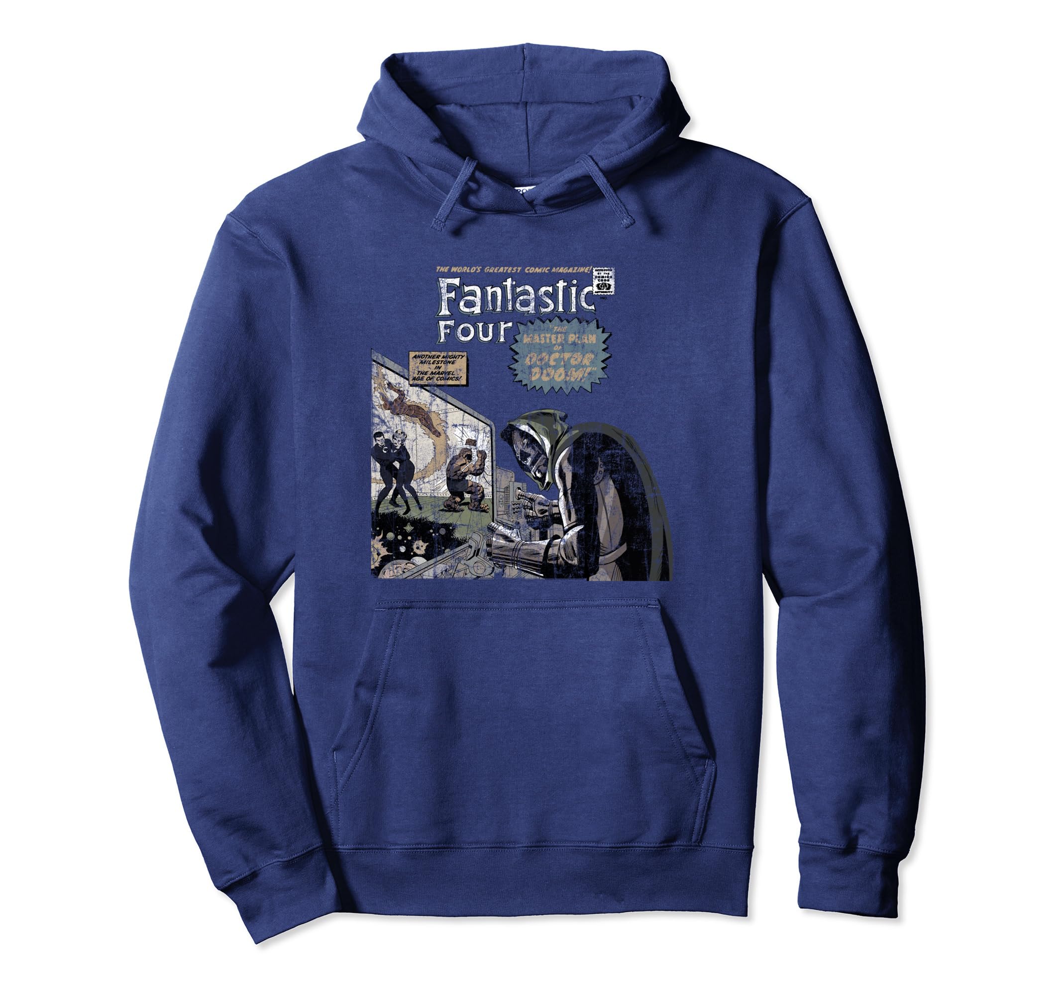 Marvel Fantastic Four Dr Doom Comic Hoodie - Unique Graphic Men Women - T-Shirt, Sweatshirt, Hoodie