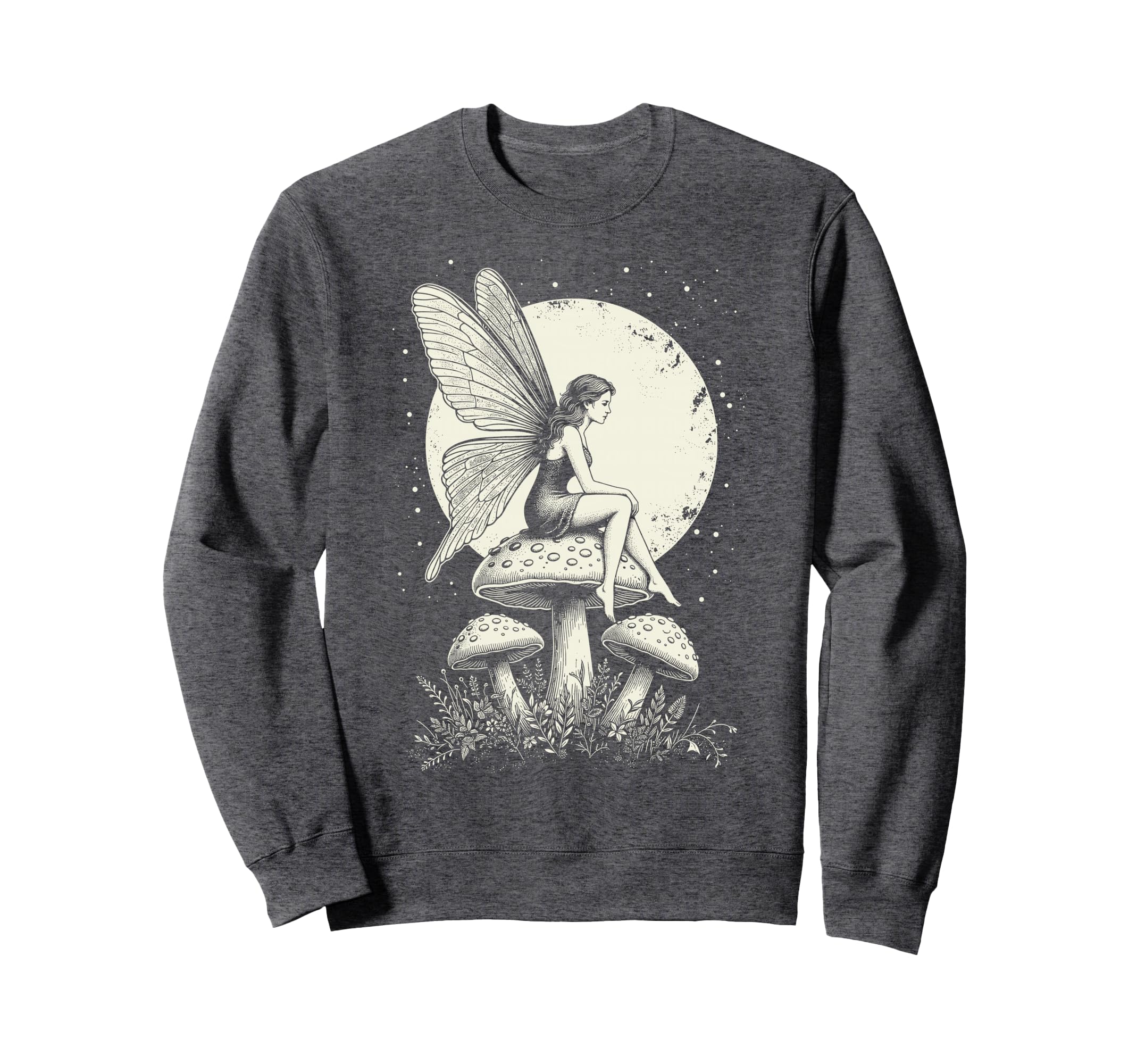 Fairycore Butterfly Fairy Sweatshirt - Aesthetic Graphic for Adults - T-Shirt, Sweatshirt, Hoodie