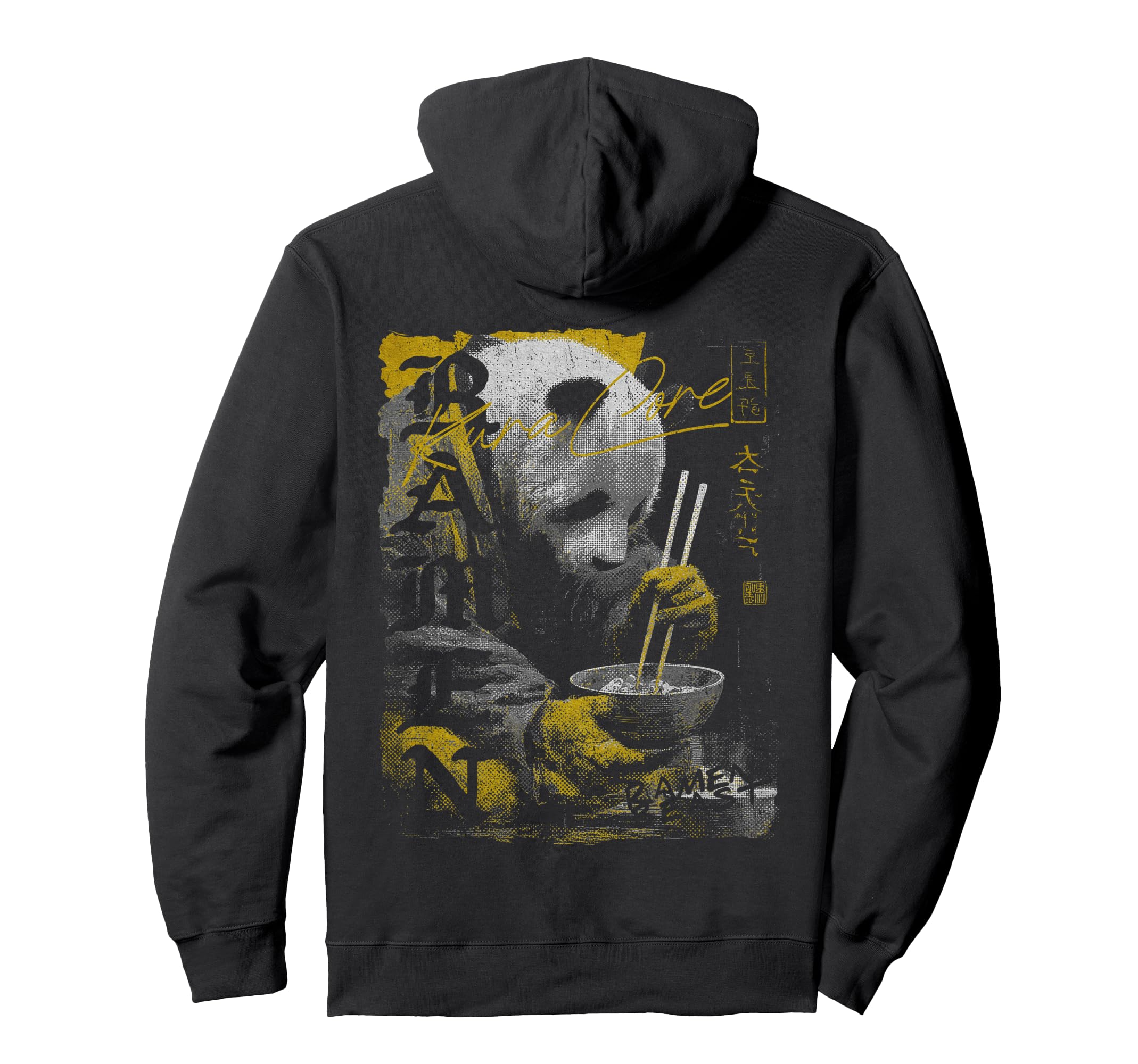 Ramen Back Japanese Streetwear Y2K Hoodie - Casual Everyday Wear Unisex - T-Shirt, Sweatshirt, Hoodie