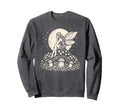 Fairycore Butterfly Fairy Mushroom Sweatshirt - Minimalist Print Unisex - T-Shirt, Sweatshirt, Hoodie