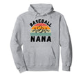 Baseball Nana Family Matching Nana Hoodie - Custom Art Print Men Women - T-Shirt, Sweatshirt, Hoodie
