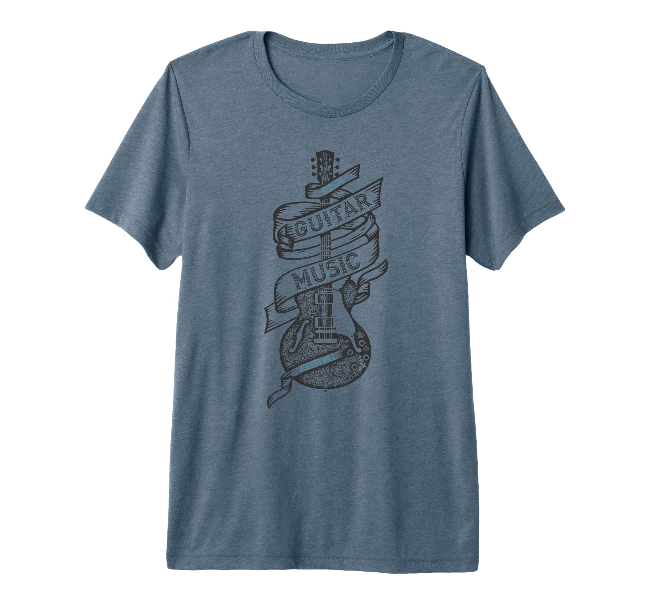 Rock Guitar Music Festival Band Tri T-Shirt - Unique Graphic for Adults - T-Shirt, Sweatshirt, Hoodie