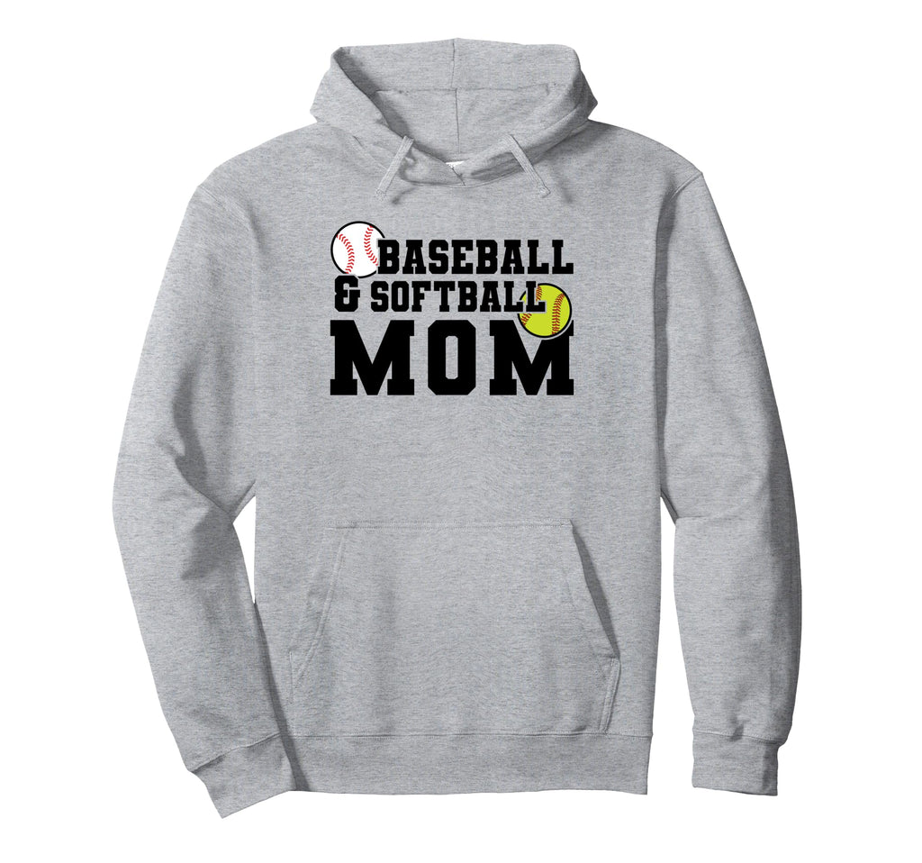 Baseball Softball Mom Softball Hoodie - Novelty Apparel Unisex - T-Shirt, Sweatshirt, Hoodie