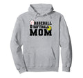Baseball Softball Mom Softball Hoodie - Novelty Apparel Unisex - T-Shirt, Sweatshirt, Hoodie