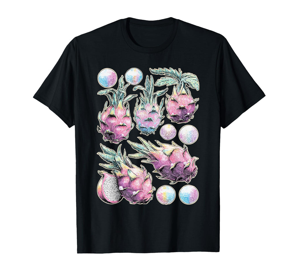 Pastel Dragon Fruits Summer Dreamy Art Y2K T-Shirt - Unique Graphic Unisex - T-Shirt, Sweatshirt, Hoodie