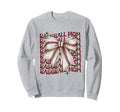 Baseball Mom Bow Coquette Mama Sweatshirt - Streetwear Style for Adults - T-Shirt, Sweatshirt, Hoodie