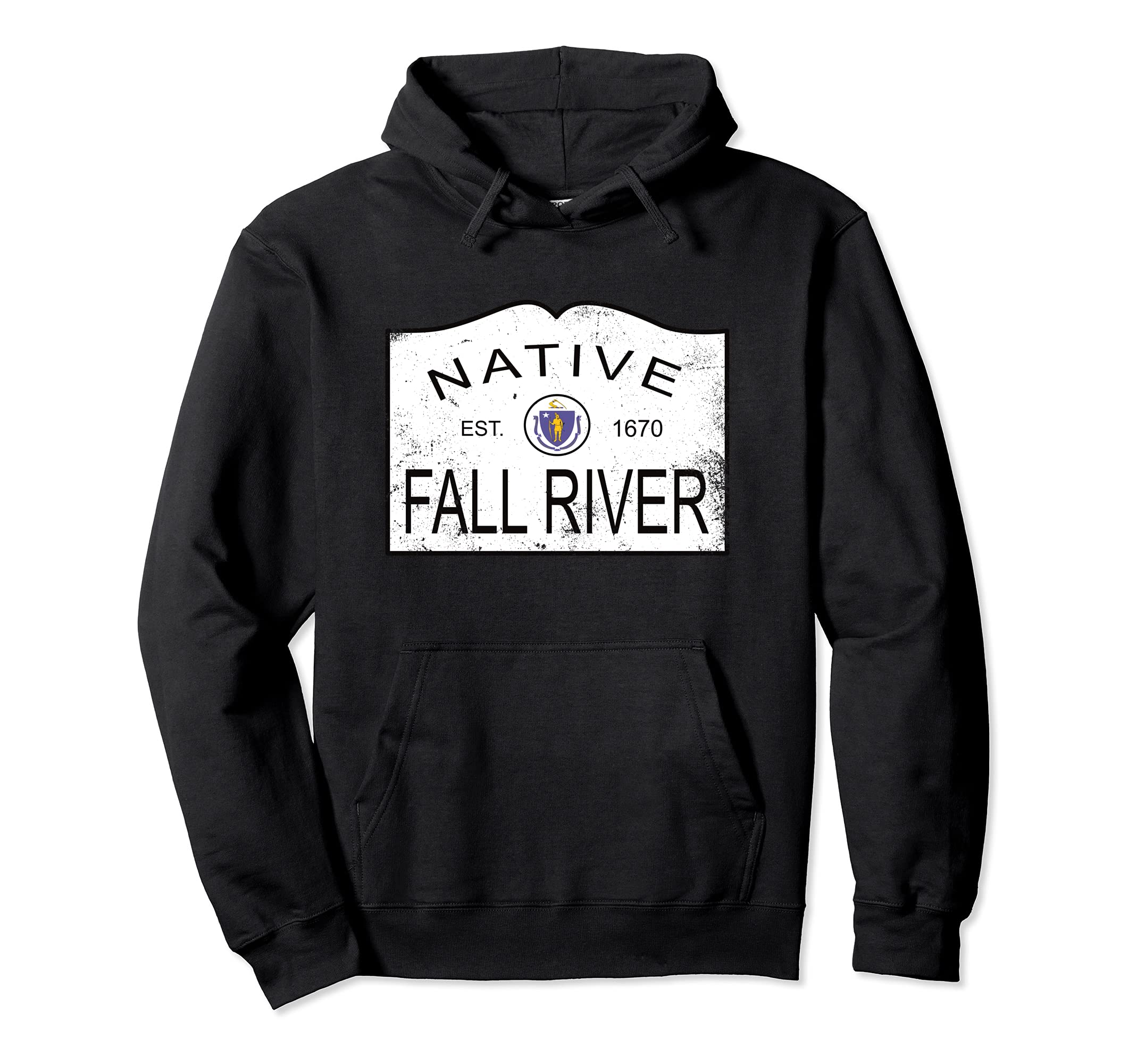 Native Fall River Massachusetts Ma Hoodie - Custom Art Print for Adults - T-Shirt, Sweatshirt, Hoodie