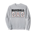 Baseball Dad Happy Fathers Day Wife Sweatshirt - Novelty Apparel Unisex - T-Shirt, Sweatshirt, Hoodie