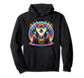Disco Doge Fever 80S Crypto Mashup Hoodie - Novelty Apparel for Adults - T-Shirt, Sweatshirt, Hoodie