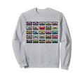 80S Rock Cassettes Rock Cassettes Sweatshirt - Trendy Graphic Men Women - T-Shirt, Sweatshirt, Hoodie
