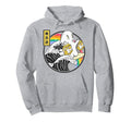 Surfing Ghost Banana Milk Cartons Anime Hoodie - Novelty Apparel Unisex - T-Shirt, Sweatshirt, Hoodie
