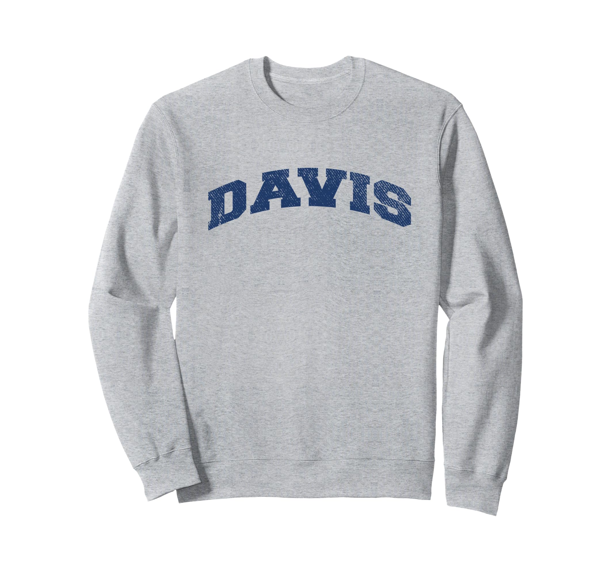 Davis California Varsity Grey Sweatshirt - Unique Graphic for Adults - T-Shirt, Sweatshirt, Hoodie