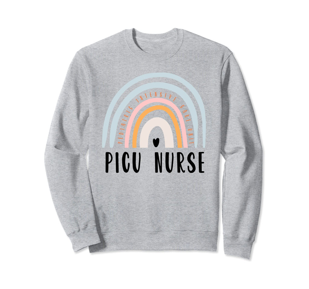 Picu Nurse Pediatric Intensive Sweatshirt - Novelty Apparel for Adults - T-Shirt, Sweatshirt, Hoodie