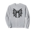 Bat Coquette Bow Halloween Black Sweatshirt - Unique Graphic Men Women - T-Shirt, Sweatshirt, Hoodie