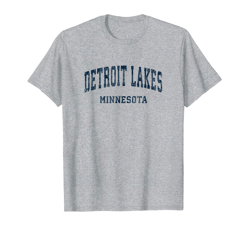 Detroit Lakes Minnesota Mn Varsity T-Shirt - Custom Art Print Men Women - T-Shirt, Sweatshirt, Hoodie